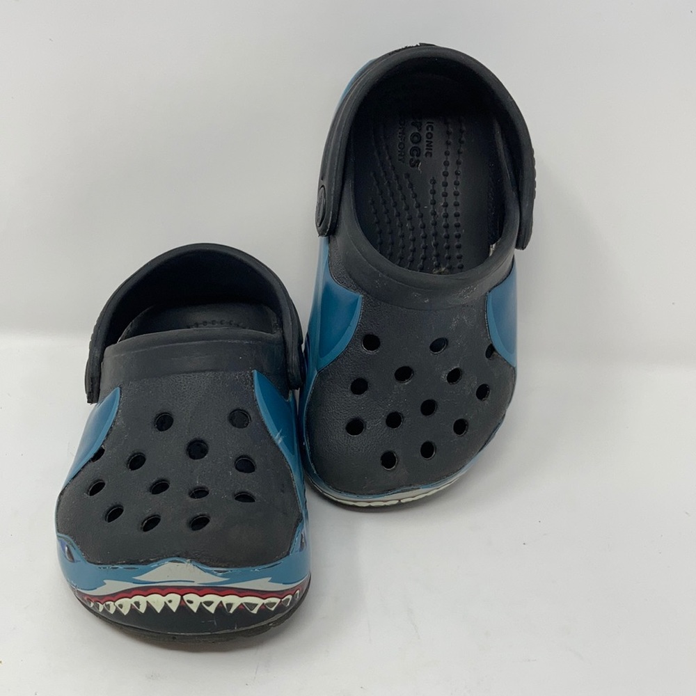 Crocs Shark Crocband Comfort Slip On Clogs